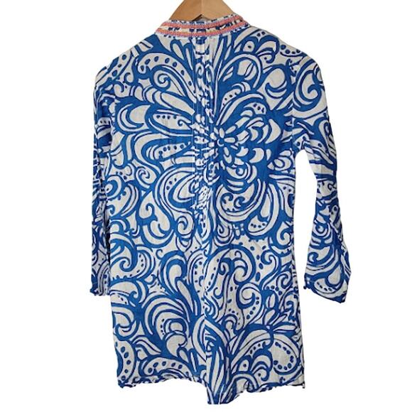 Lilly Pulitzer- Sarasota Beaded tunic top- size XXS - Picture 4 of 9